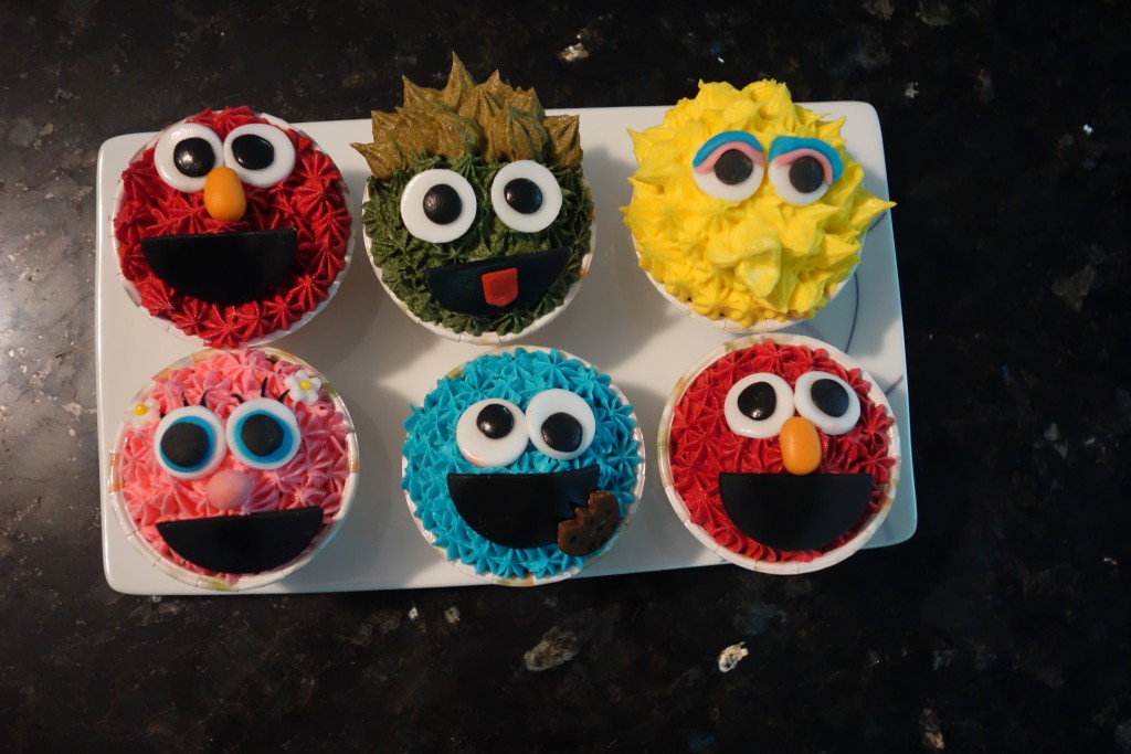 Assorted Sesame Street Character Cupcakes Singapore view 1