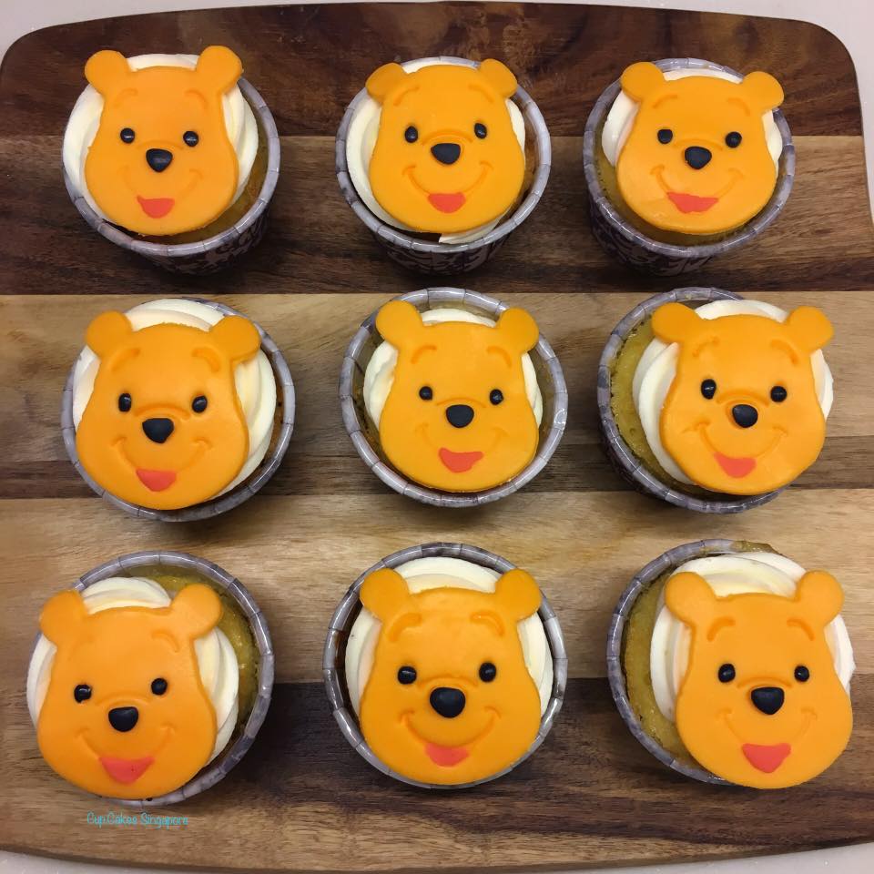 Winnie The Pooh Cupcakes Singapore | Tsum Tsum view 1