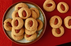 CNY-healthy almond cookies